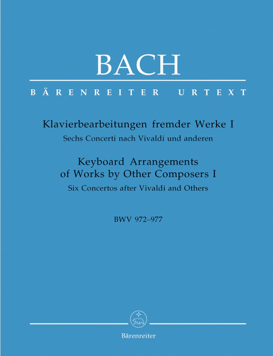 Klavírní úpravy cizích děl I - Šest Concerti podle Vivaldiho a jiných BWV 972-977