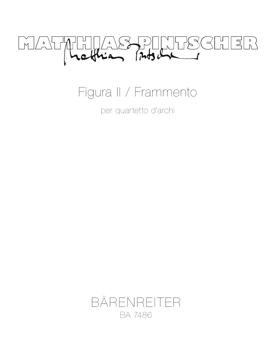 Figura II / Frammento per quartetto d'archi