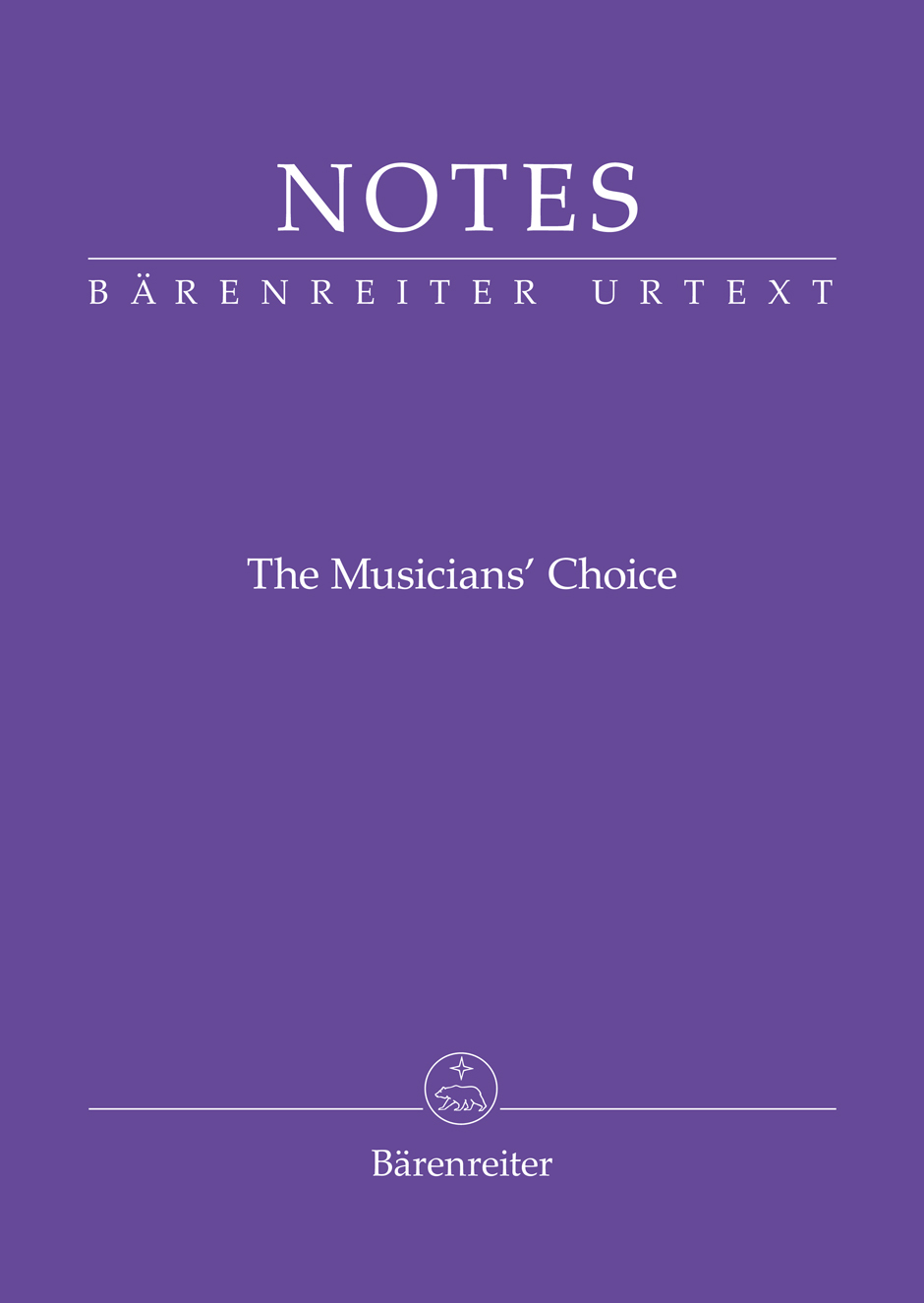 Bärenreiter Notes (purpurová Fauré)