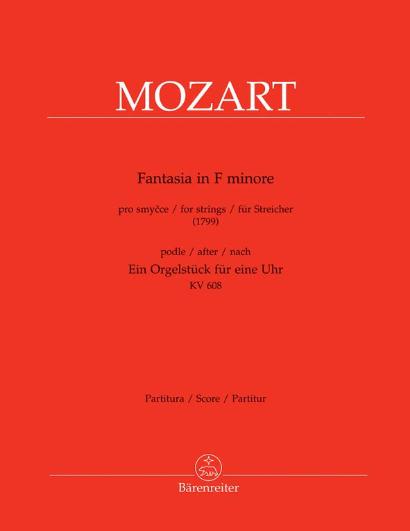Fantasia in F minore pro smyčce podle Ein Orgelstück für eine Uhr KV 608