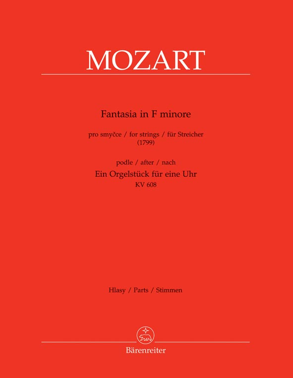 Fantasia in F minore pro smyčce podle Ein Orgelstück für eine Uhr