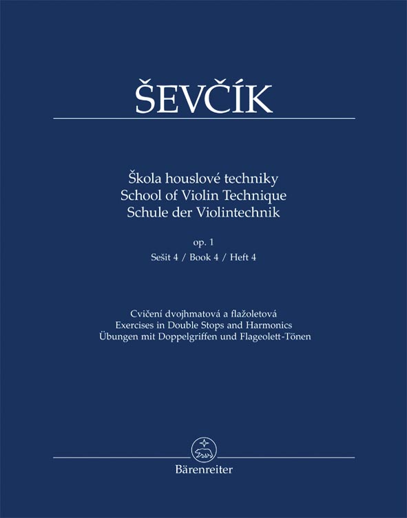 <STRONG>Škola houslové techniky op. 1, sešit 4</STRONG>