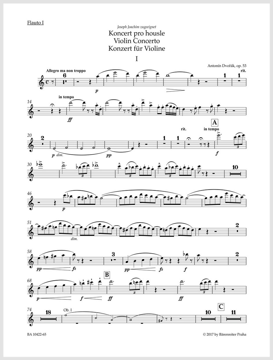 Koncert a moll pro housle a orchestr op. 53