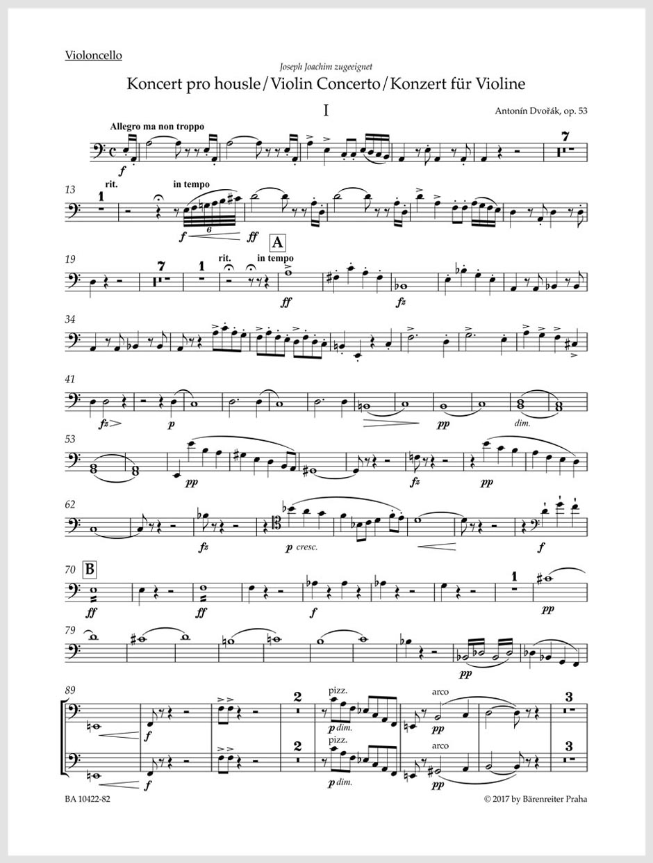 Koncert a moll pro housle a orchestr op. 53