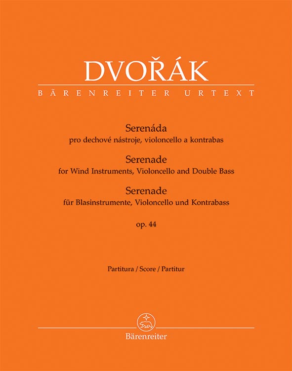 Serenáda pro dechové nástroje, violoncello a kontrabas op. 44