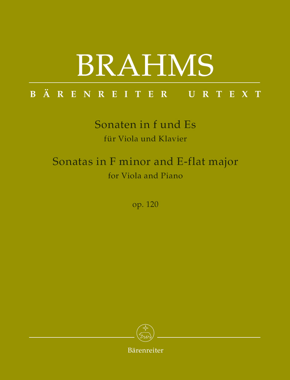Sonatas in F minor and E-flat major for Viola and Piano op. 120