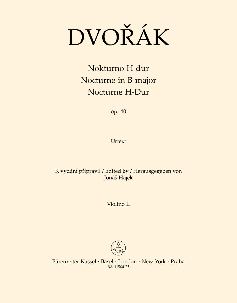 <STRONG>Nokturno H dur op. 40</STRONG>