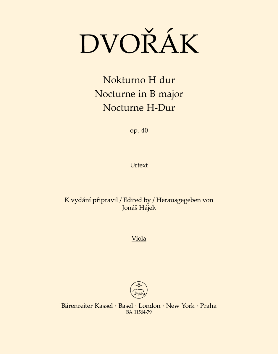 <STRONG>Nokturno H dur op. 40</STRONG>