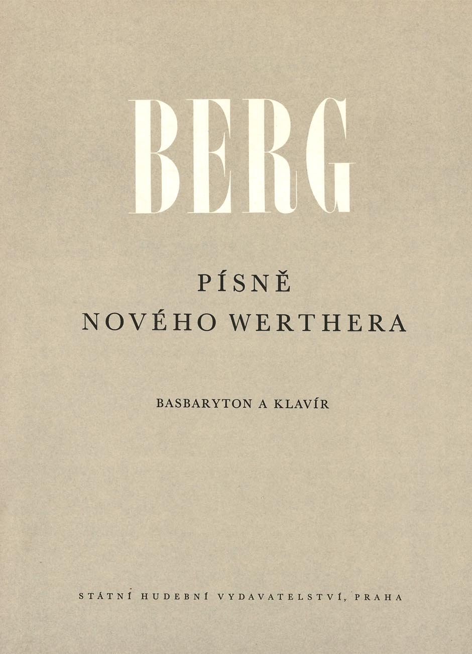 Písně nového Werthera (7 písní pro basbaryton a klavír)
