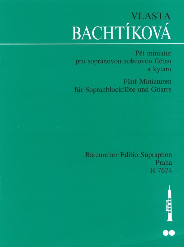 Pět miniatur pro sopránovou zobcovou flétnu a kytaru