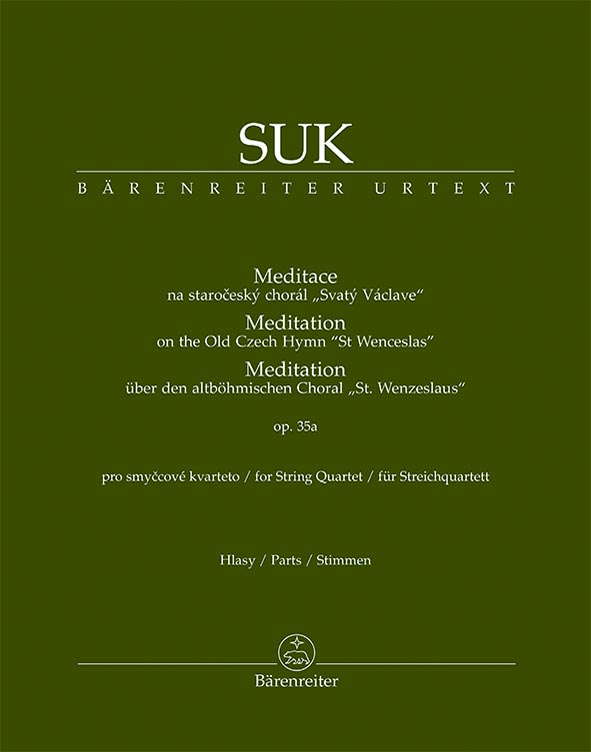 Meditace na staročeský chorál Svatý  Václave op. 35a