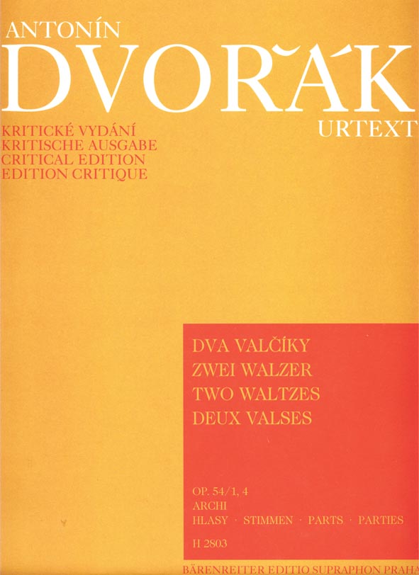 Dva valčíky op. 54 (č. 1 A dur, č. 4 Des dur)